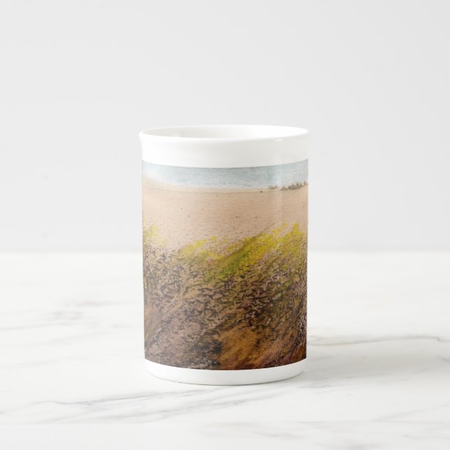 Mugg för kaffemålningkaffe benporslin mugg (Framsidan)