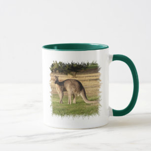 Mugg för kängurubildkaffe