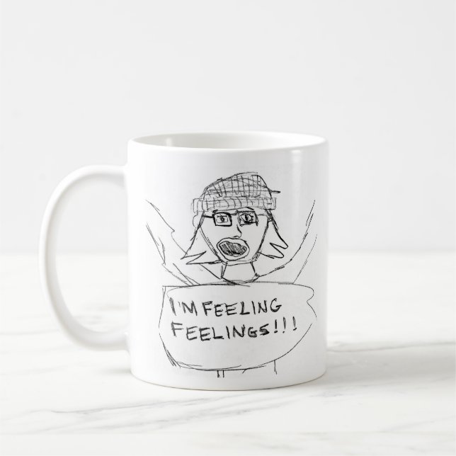 Mugg "för känsliga känslor" (Vänster)
