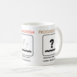 Mugg för kapitalismkommunismProgressivism
