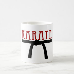 Mugg för Karatesvartbälte