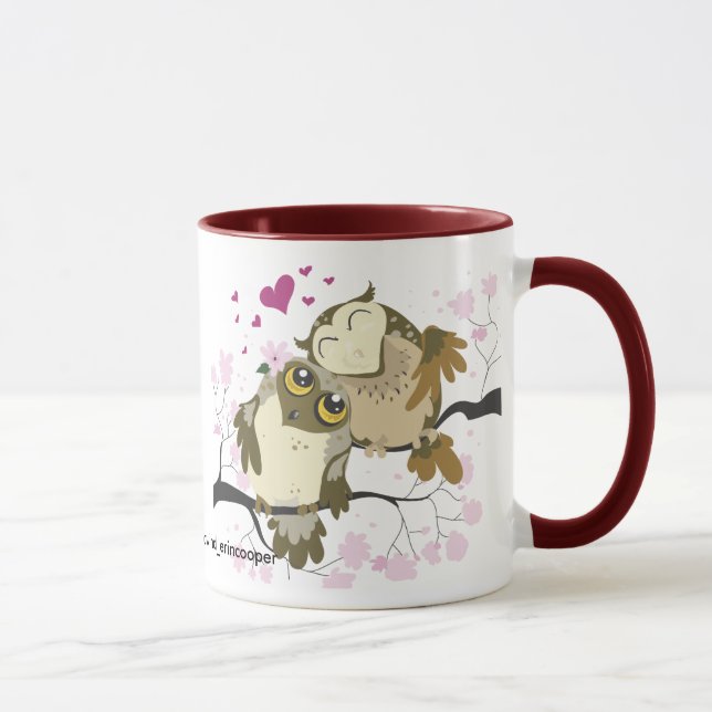 Mugg för kärlekfågelugglor (Höger)