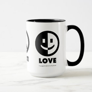 Mugg för kärlekfredkärlek