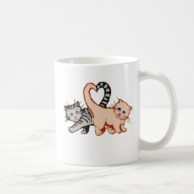 Mugg för kärlekkattungekaffe (Höger)