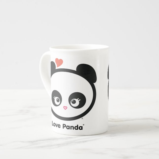 Mugg för kärlekPanda® benporslin (Framsida vänster)