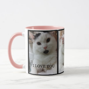 Mugg för katt för älsklings- fotomall