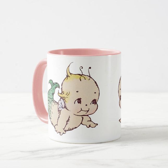 Mugg för Kewpie sjöjungfrukaffe (Framsida vänster)