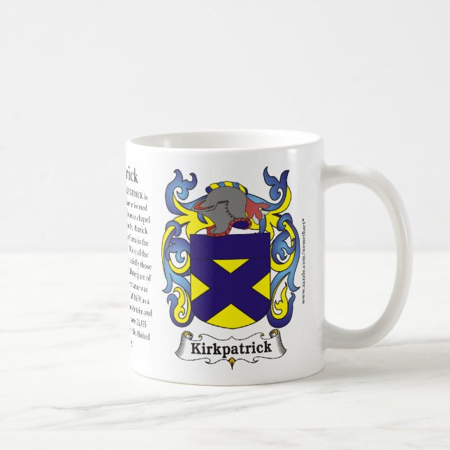 Mugg för Kirkpatrick familjvapensköld (Höger)