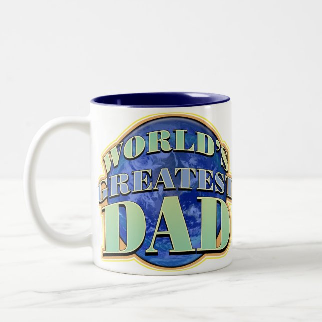 Mugg för klassiker för världsmästarepappafars dag (Vänster)