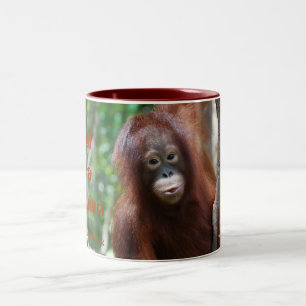 Mugg för klubb för Krista Orangutanfläkt