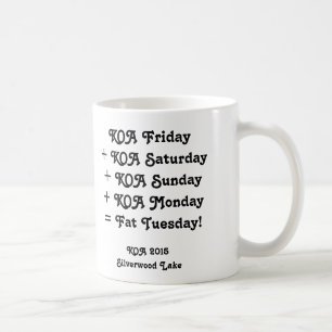 Mugg för KOA 2015 - "fet tisdag! ",