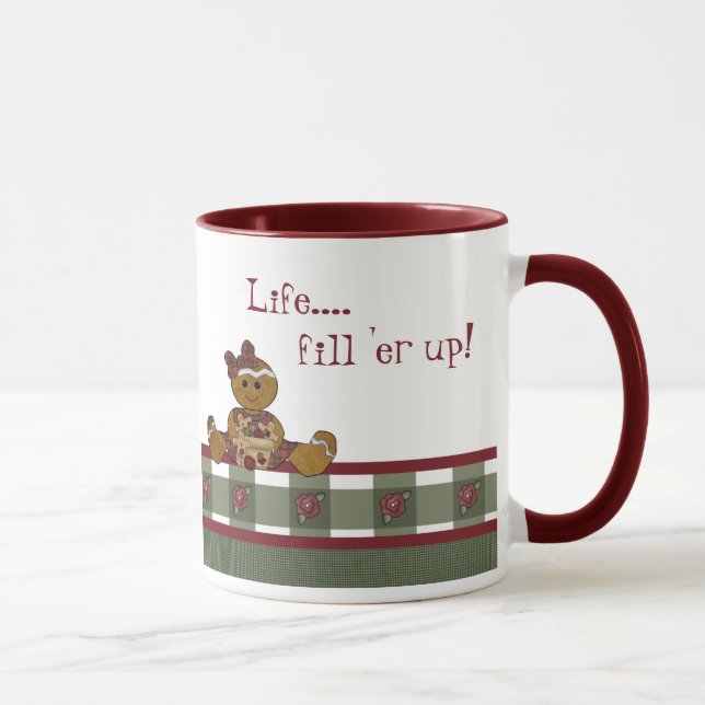 Mugg för kök för landberlock keramisk (Höger)