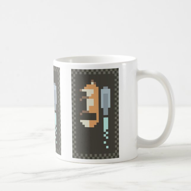 Mugg för konst för rävJetpack PIXEL (Höger)