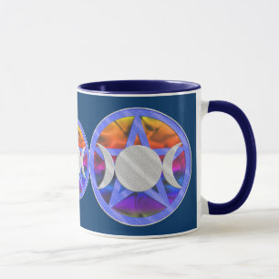 Mugg för kopp för gudinna för Wicca Pagan