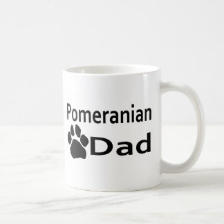 Mugg för kopp för kaffe för tryck för Pomeranian