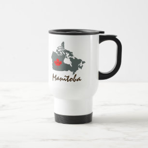 Mugg för kopp för Manitoba Kanada kaffetea
