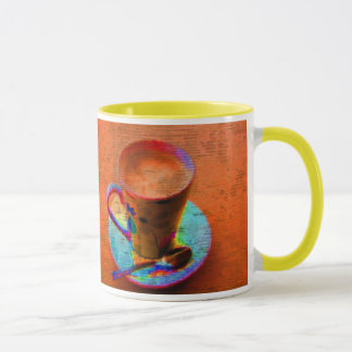 Mugg för kopp för popkonstkaffe