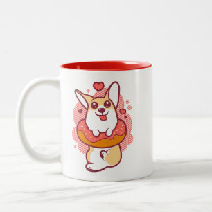 Mugg för korallmunkCorgi