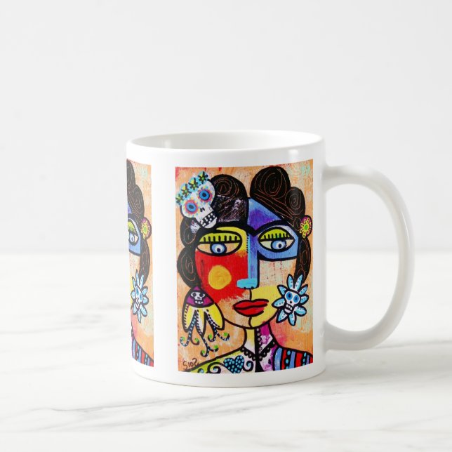 Mugg för korallsockerskalle, kaffe, tea (Höger)