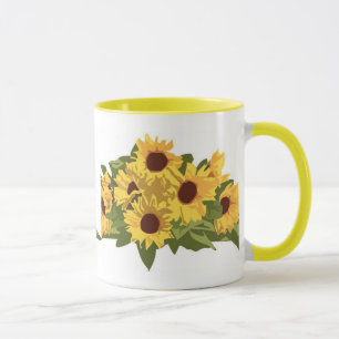 Mugg för KRW-solroskaffe