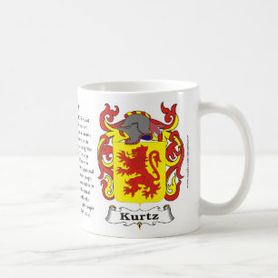 Mugg för Kurtz familjvapensköld