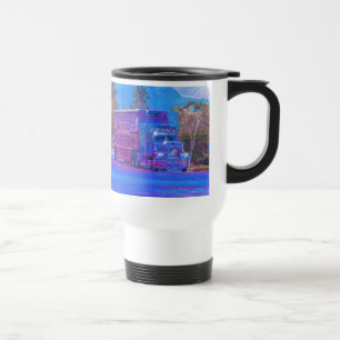 Mugg för långtradarcafé för LASTBILSFÖRARE för