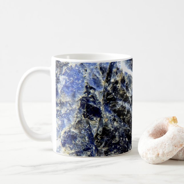 Mugg för Lapis Lazuli (Med munk)