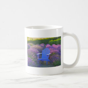 Mugg för lavendelfältkaffe