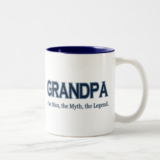 Mugg för legend för morfarmanMyth