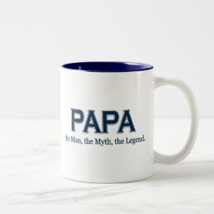 Mugg för legend för pappamanMyth