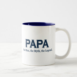 Mugg för legend för pappamanMyth
