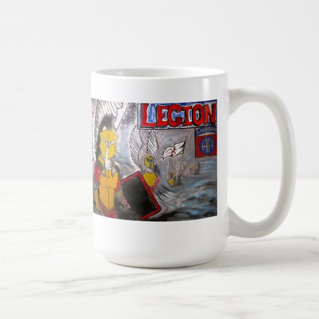 Mugg för legionfärgkaffe (Höger)