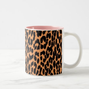 Mugg för Leopardtryckkaffe