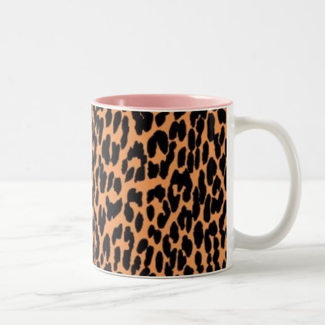 Mugg för Leopardtryckkaffe (Höger)
