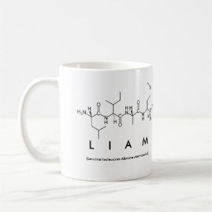 Mugg för Liam peptidenamn