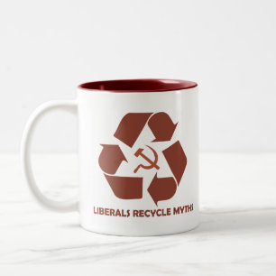 Mugg för liberal personåtervinnaMyths