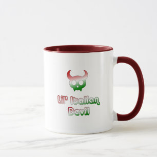Mugg för Lil italiensk djävulenkaffe