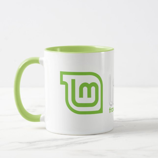 Mugg för LinuxMintkaffe (Vänster)