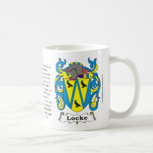 Mugg för Locke familjvapensköld