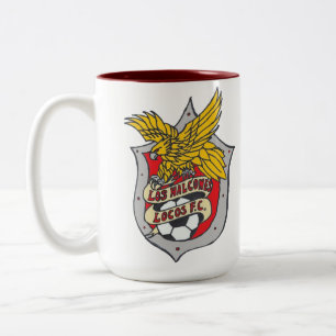 Mugg för Locos FC för Los Halcones