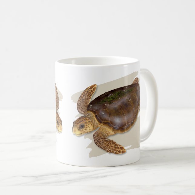 Mugg för Loggerheadhavssköldpadda (Framsida höger)