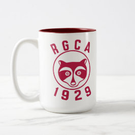 Mugg för logotyp 15oz för RGCA röd