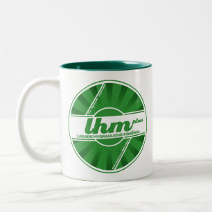 Mugg för logotyp för hydraulisk vätska för LHM