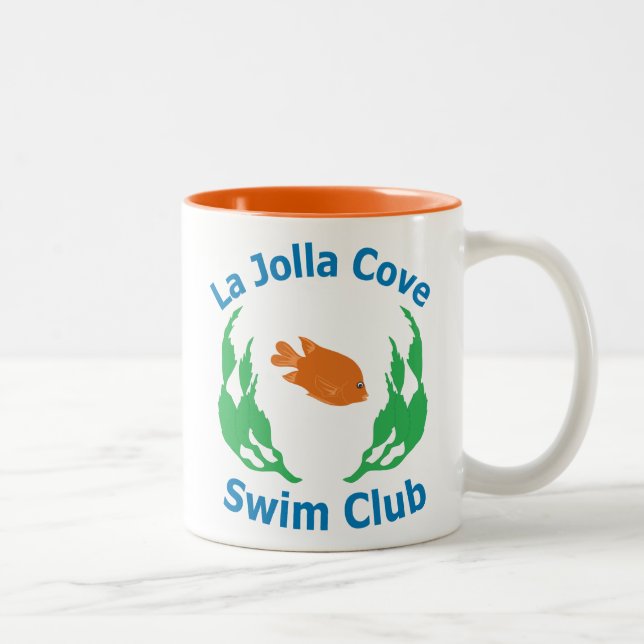 Mugg för logotyp för La Jolla CoveSwlm klubb (Höger)