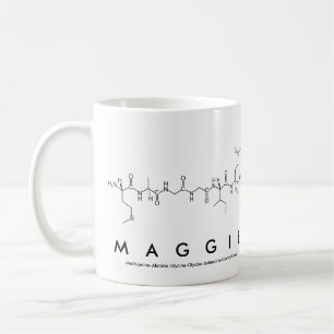 Mugg för Maggie peptidenamn