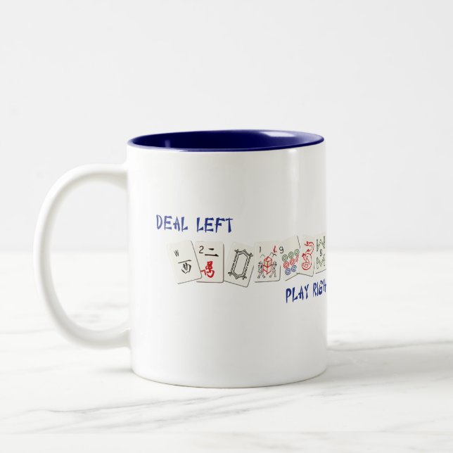 Mugg för Mah Jongg (Vänster)