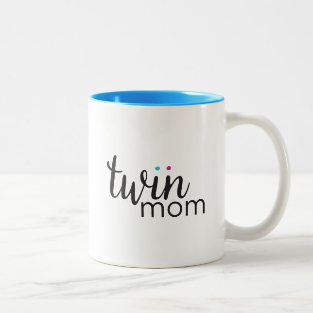 Mugg för mamma för pojkeflicka tvilling- (Höger)