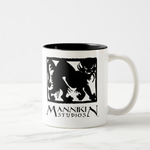 Mugg för Mannikin studiologotyp