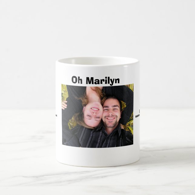 Mugg för Marilyn. (Center)