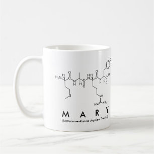 Mugg för Mary peptidenamn